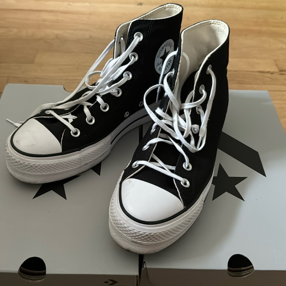 Converse Hi Top Platform Sneakers Shoes